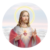 DAROUND 109 WT Sacred Heart Clouds White